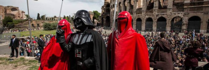 Video e immagini dello Star Wars Day di Roma!