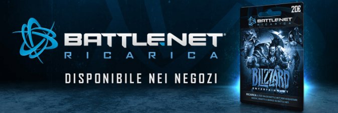 Arrivano le ricariche Battle.net