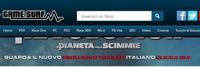 Nuovo header e nuovo forum per Gamesurf