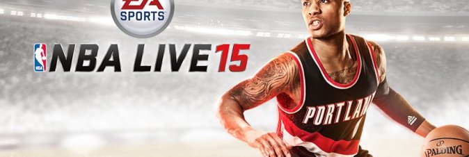 Damian Lillard sar l'uomo copertina di NBA Live 15