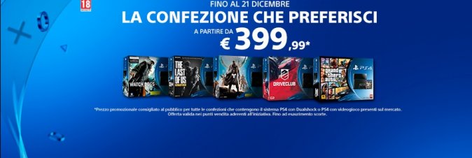 I Bundle di PS4 al prezzo della console Base