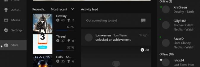 Aggiornata l'app di Xbox su Windows 10!