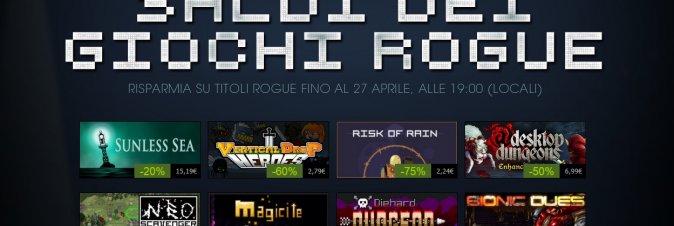 Vi piacciono i Rogue Like? Fate scorpacciata con gli sconti Steam!