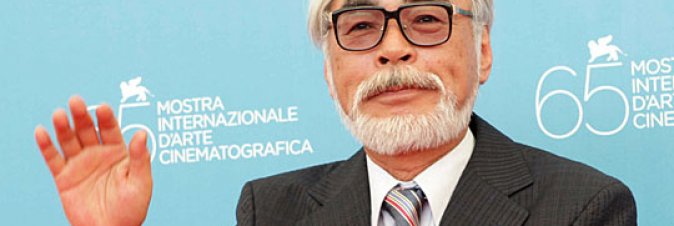 Hayao Miyazaki al lavoro su un corto in CGI