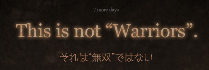 Omega Force fa teasing su un gioco ''non Warriors''