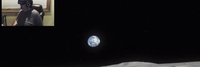 Un padre rivive la missione Apollo 11 grazie alla realt virtuale e si commuove