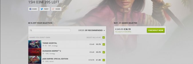 GoG offre l'intero catalogo EA a prezzo stracciato