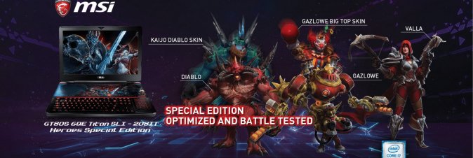 GT80S 6QE TITAN SLI Heroes Special Edition