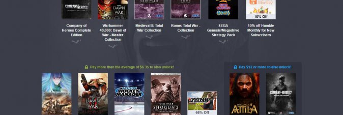 Il nuovo humble bundle  dedicato a SEGA