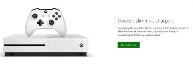 [E3 2016] Si apre con il botto la conferenza Microsoft: presentata Xbox One S