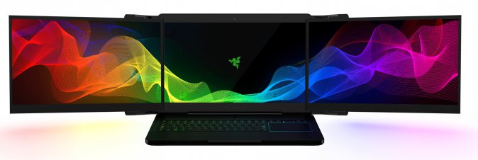 Razer presenta il primo laptop multischermo
