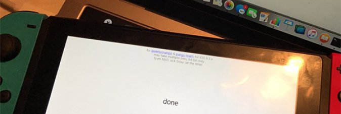 Scoperto un exploit su Nintendo Switch?