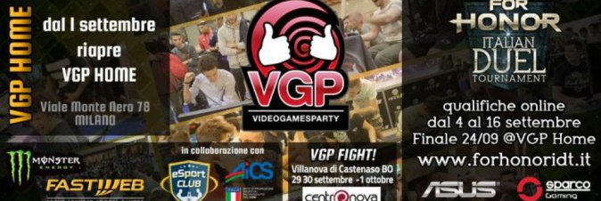 Partono le finalissime dei tornei VGP