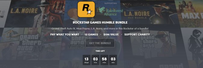 Il nuovo Humble Bundle � dedicato a Rockstar