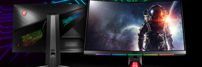 MSI presenta i nuovi monitor curvi con tecnologie PrismSync e GameSense