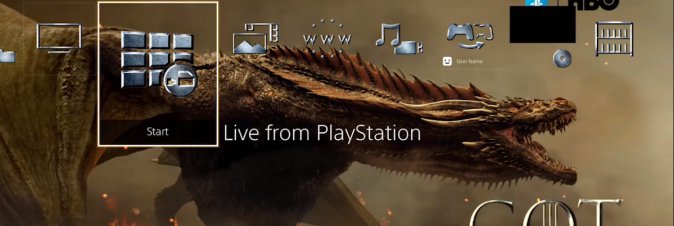 Tema e Avatar limitati di Game of Thrones gratuiti su PS4