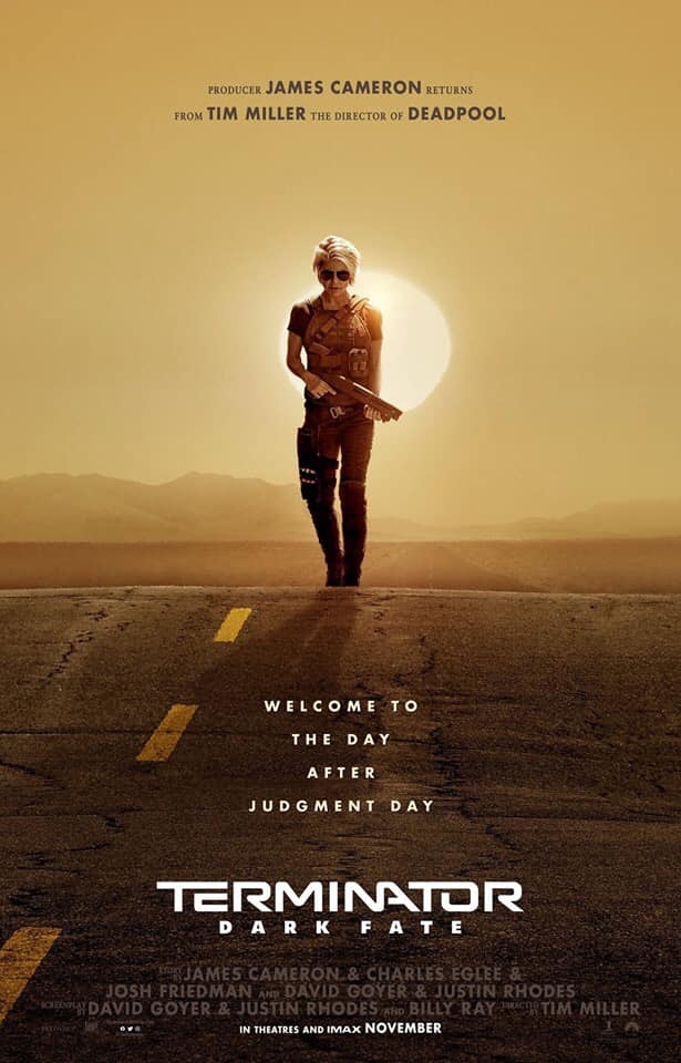Ecco il poster ufficiale americano di Terminator Dark Fate