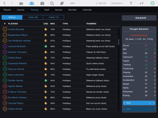 Pro Rugby Manager 2015 - Immagine 126297