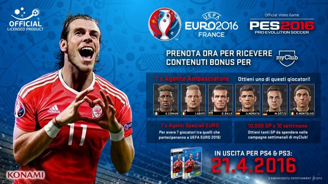 Pro Evolution Soccer 2016 - UEFA Euro 2016 immagine 180282